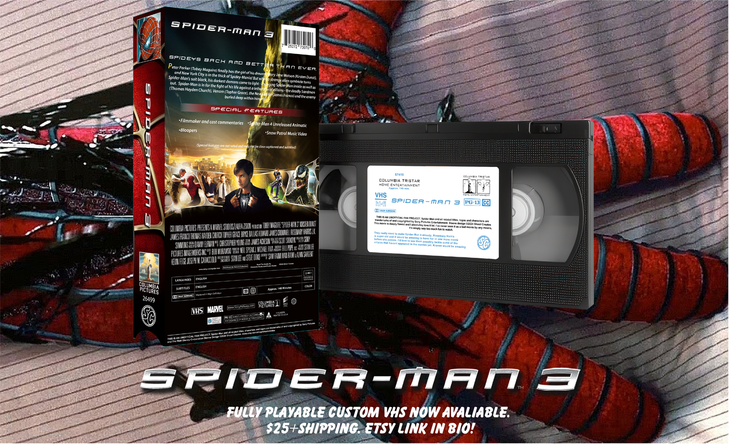 Spider-Man 3 Fully Playable VHS