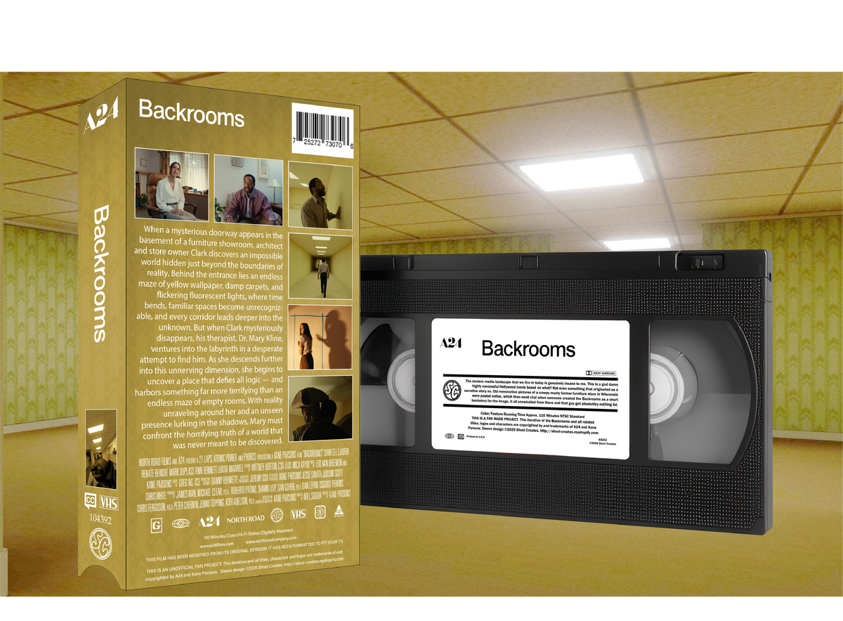 Backrooms Fully Playable VHS Tape