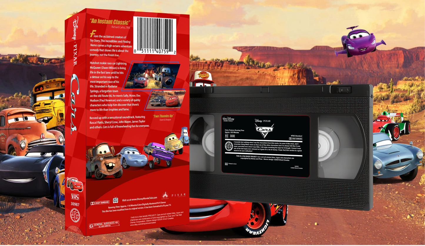 Cars Fully Playable VHS Remake
