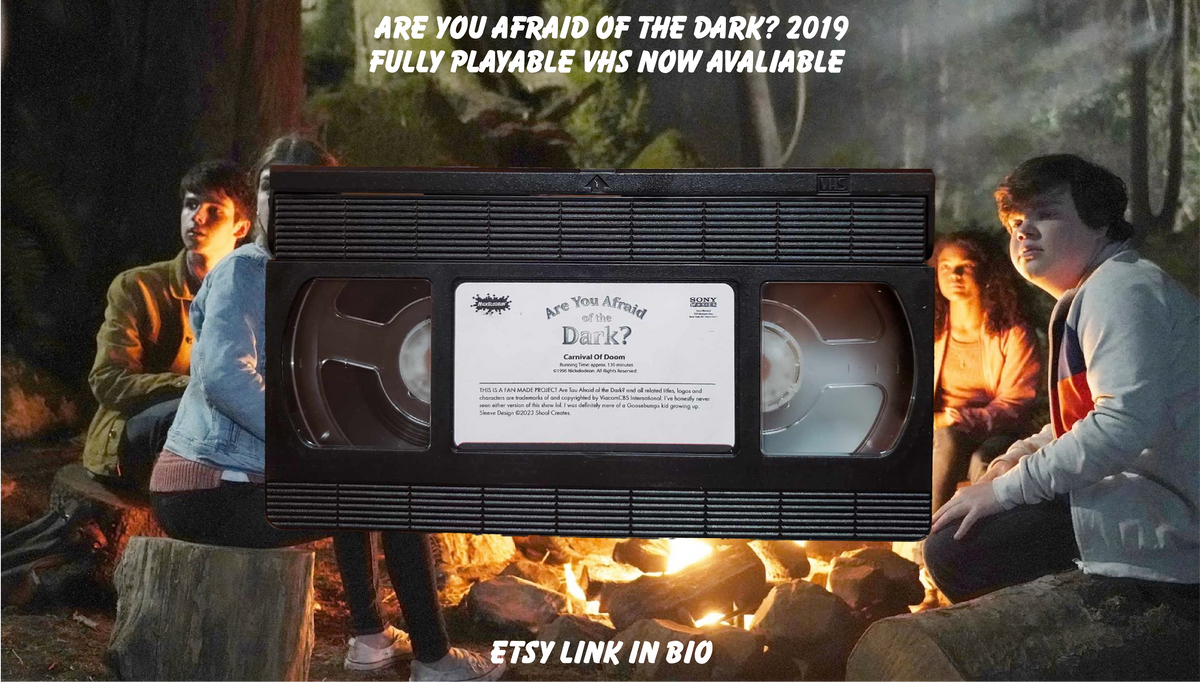 Are You Afraid of the Dark Custom VHS Tape