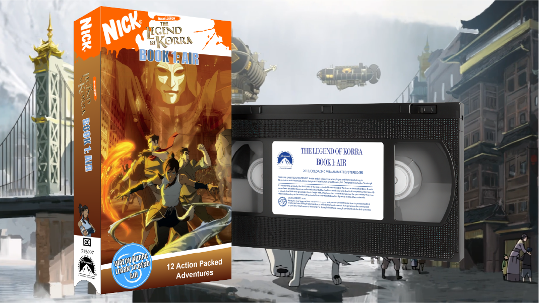 Avatar: the Legend of Korra Custom VHS