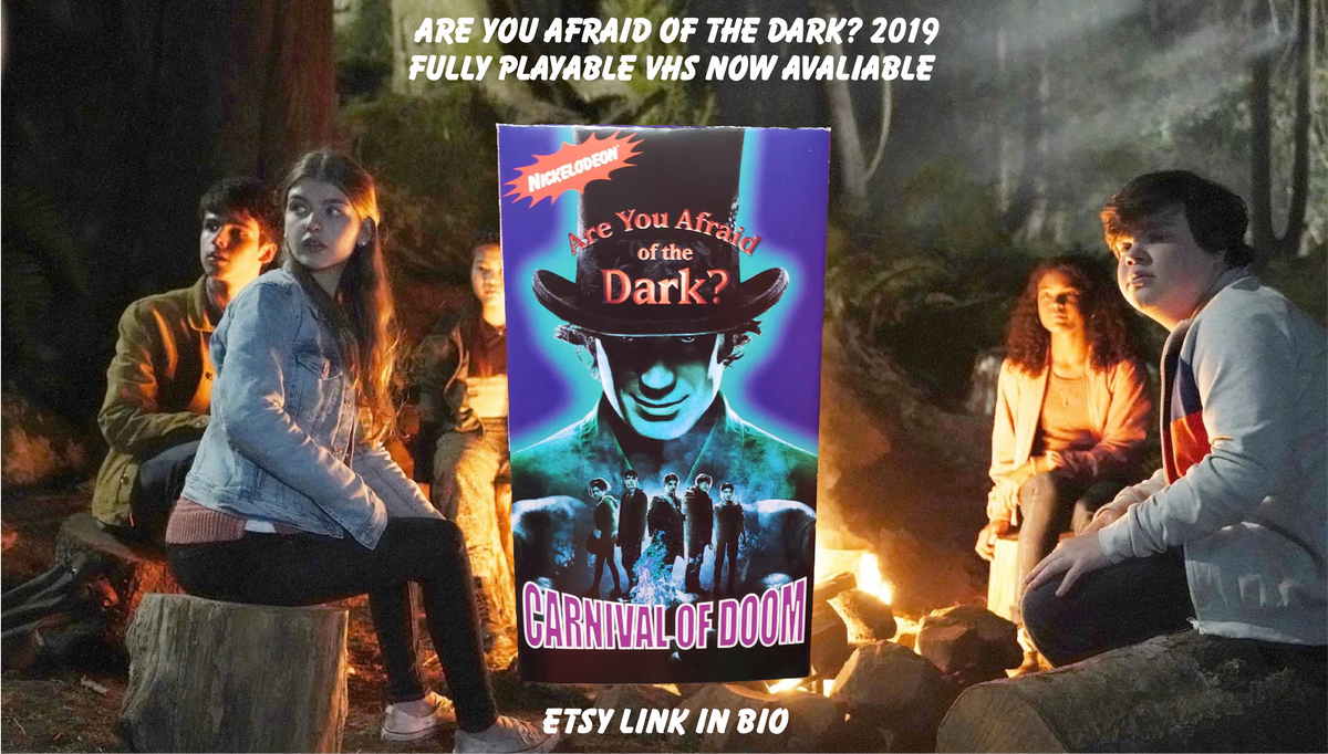 Are You Afraid of the Dark Custom VHS Tape