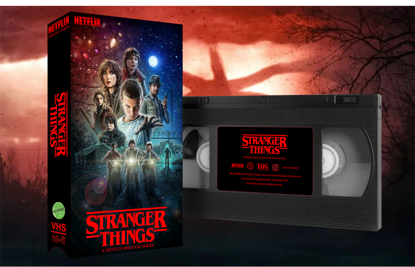 Stranger Things Fully Playable Custom VHS