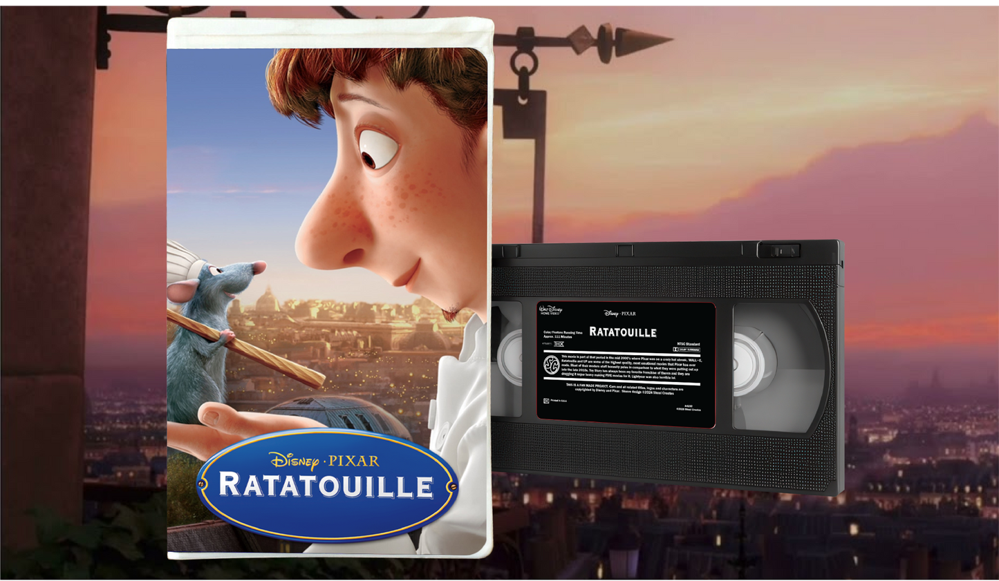 Ratatouille Fully Playable Custom VHS