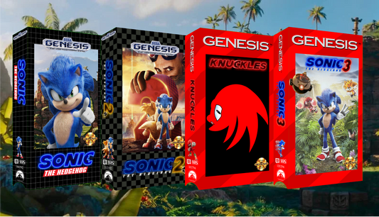 Sonic The Hedgehog Movies Fully Playable VHS