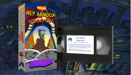 Hey Arnold! Spooky City Custom VHS Tape