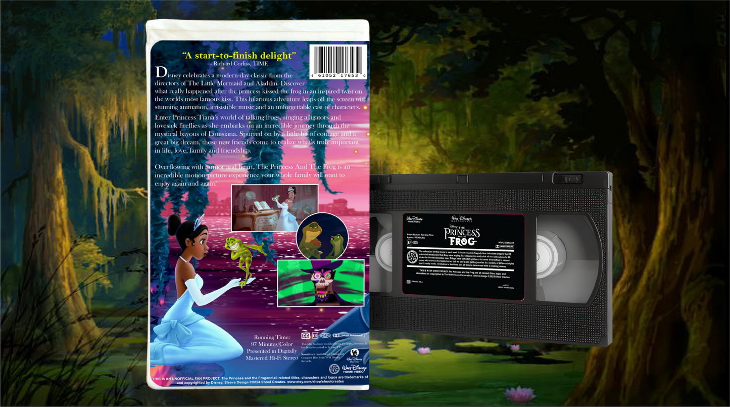The Princess and the Frog Fully Playable VHS
