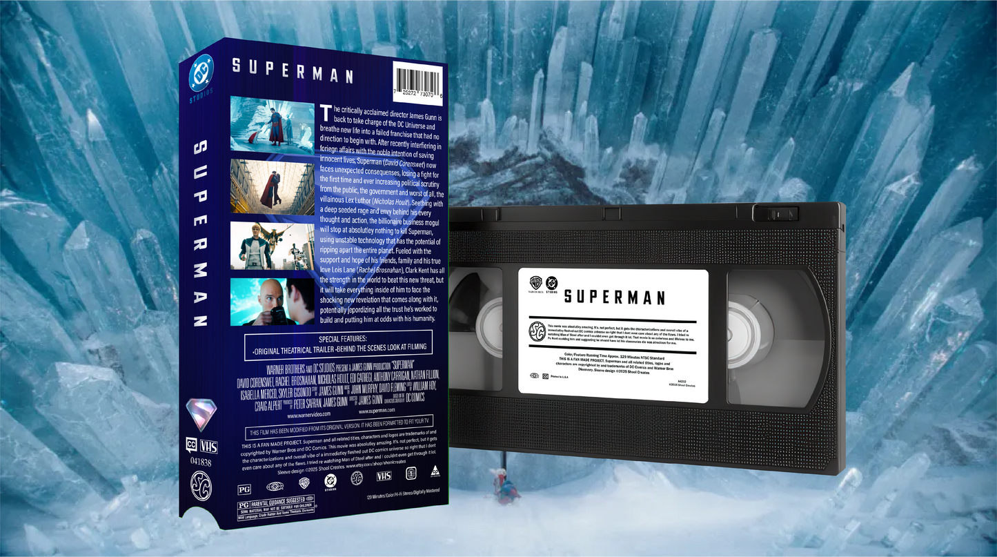 Superman 2025 Fully Playable Custom VHS