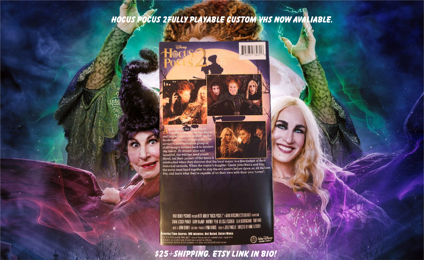 Hocus Pocus 2 Fully Playable VHS