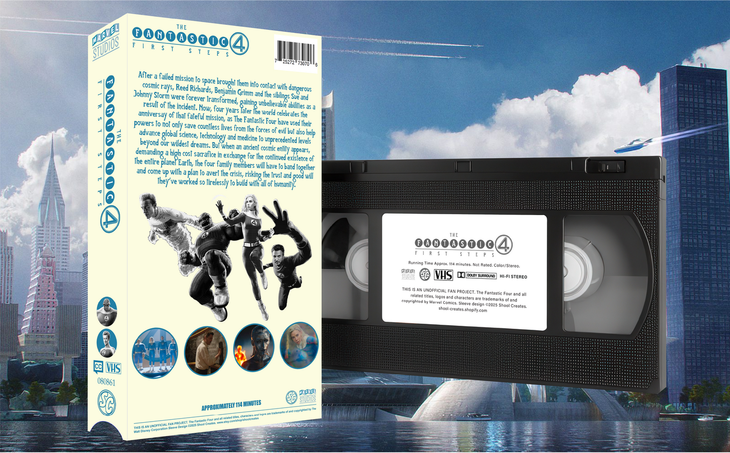 The Fantastic Four First Steps Fully Playable VHS