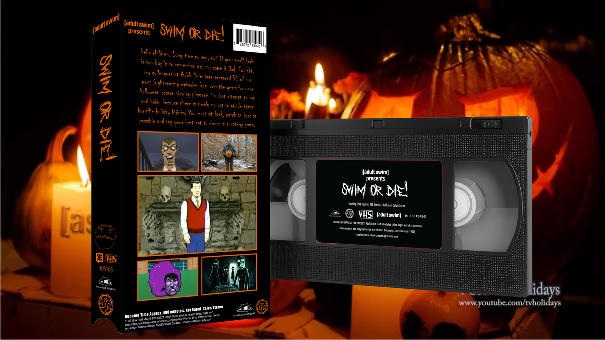 Adult Swim: Swim or Die Custom VHS Tape