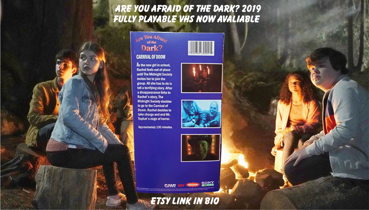 Are You Afraid of the Dark Custom VHS Tape