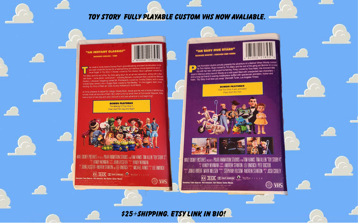 Toy Story Fully Playable Custom VHS