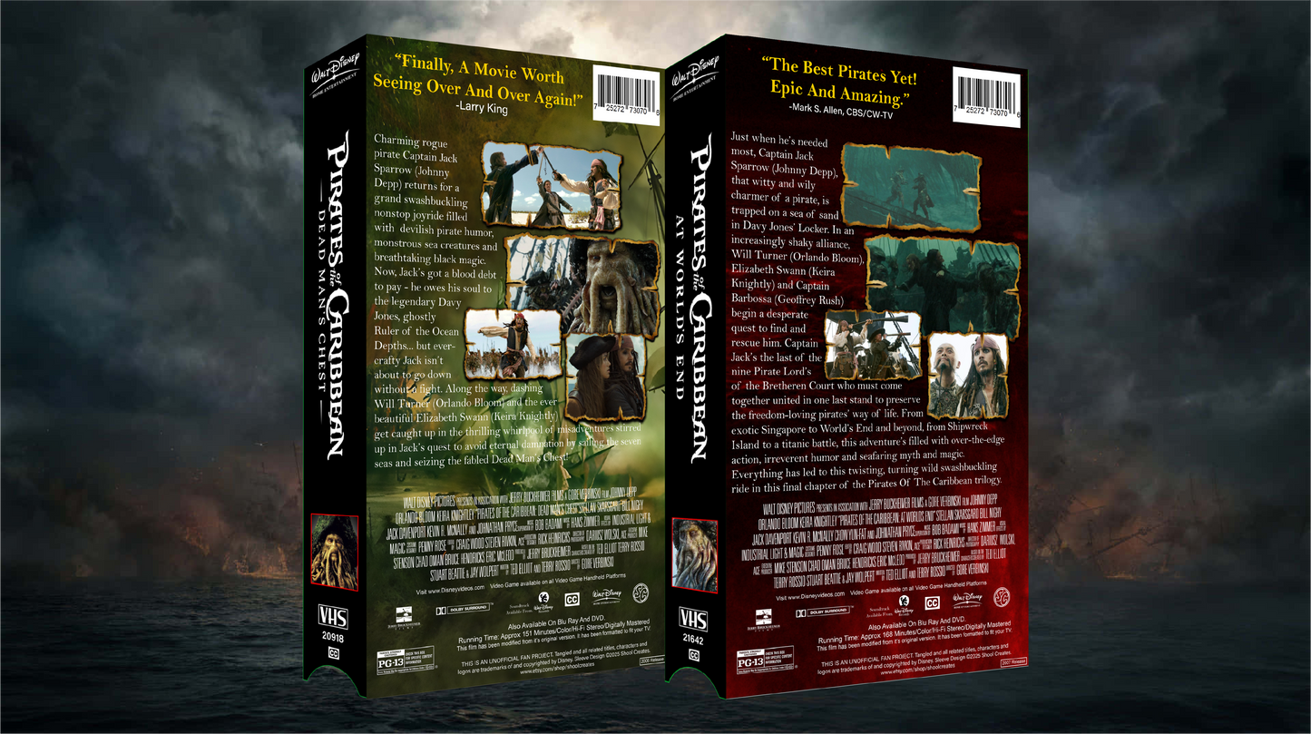 Pirates of the Caribbean Fully Playable VHS
