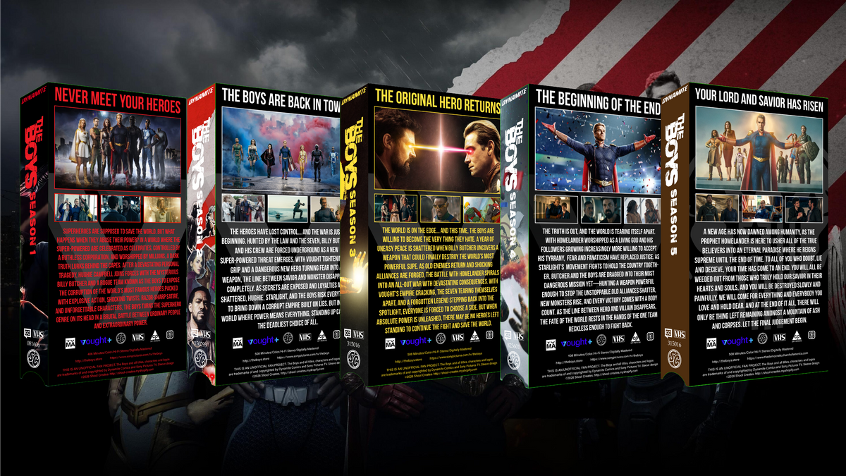 The Boys Complete Series Fully Playable VHS