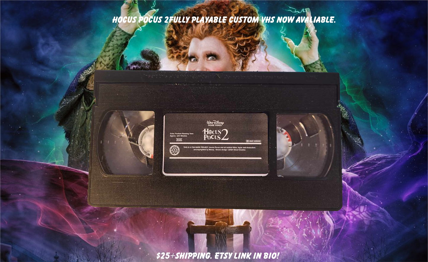 Hocus Pocus 2 Fully Playable VHS