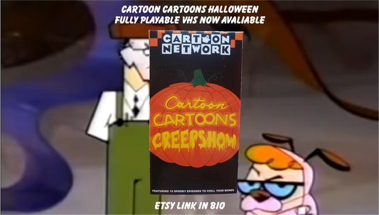Cartoon Cartoons Creepshow Custom VHS Tape