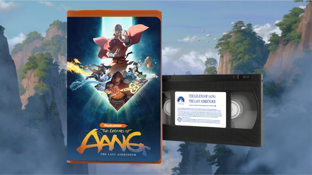 The Legend of Aang: The Last Airbender Custom VHS Tape