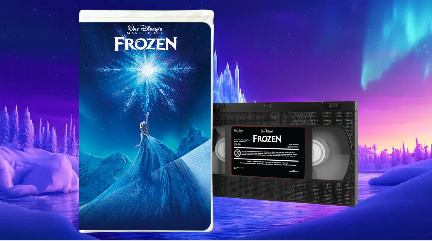 Disney Frozen Fully Playable Custom VHS