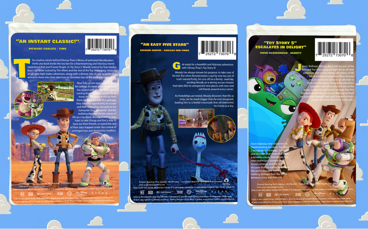 Toy Story Fully Playable Custom VHS